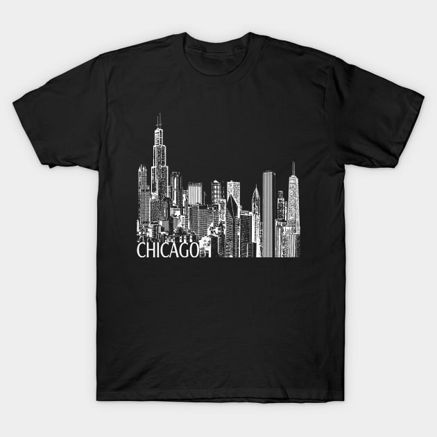 Chicago T-Shirt by TravelTs